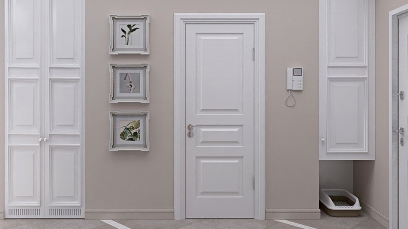 Белые двери в интерьере: советы дизайнеров, фото37
