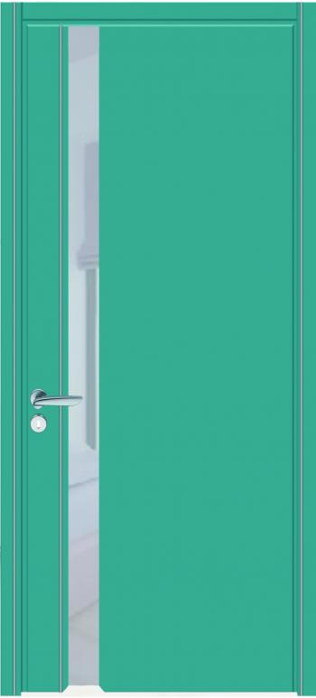 Двері міжкімнатні Wakewood glass pluss 02 (шпон-фарбування)