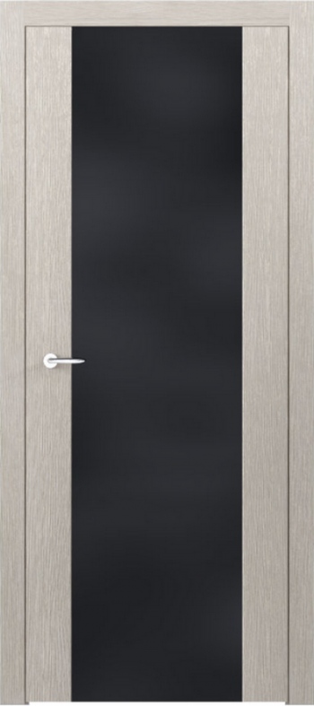 Двери межкомнатные RODOS Modern Flat стекло (триплекс черный глянец)