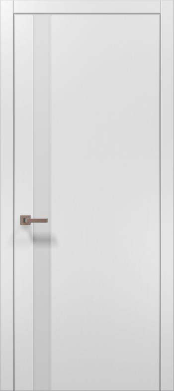 Двери межкомнатные Папа Карло Plato 04 (торец, кромка - алюминий)