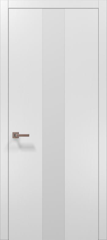 Двери межкомнатные Папа Карло Plato 06 (торец, кромка - алюминий)