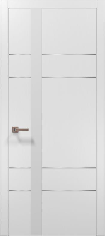 Двери межкомнатные Папа Карло Plato 10 (торец, кромка - алюминий)