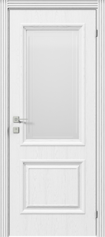 Двери межкомнатные RODOS Royal Avalon полустекло (в шпоне ясень) (в шпоне дуба)