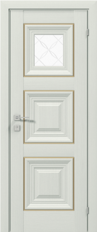 Двери межкомнатные RODOS Versal Irida с 1 стеклом рис.1