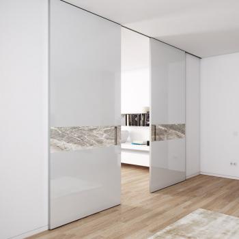 Двері міжкімнатні Розсувні ALUDOORS PLANO L