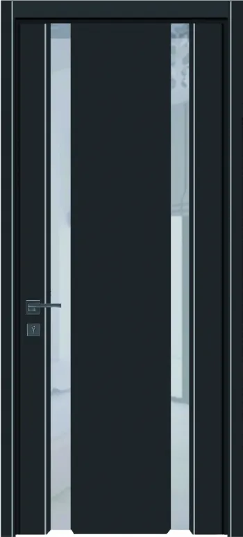 Двери межкомнатные Wakewood glass pluss 01 (шпон-покраска)