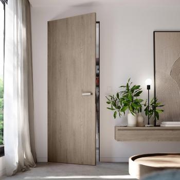 SecretDoors двері міжкімнатні прихованого монтажу SD Veneer шпон натуральний тонований + лак щитове полотно