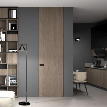 SecretDoors двері міжкімнатні прихованого монтажу SD Veneer шпон модифікований алюмінієве полотно