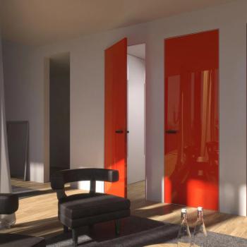 SecretDoorsдвері міжкімнатні прихованого монтажу SD Color глянець щитове полотно