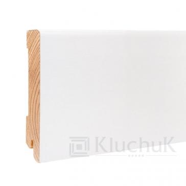 Плинтус White (100х19х2200) профиль модерн, Kluchuk, Украина
