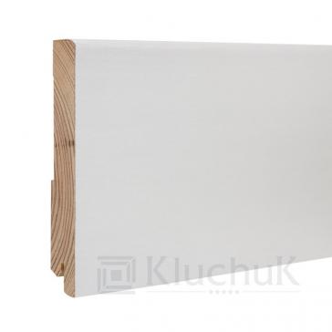 Плинтус White (120х19х2200) профиль модерн, Kluchuk, Украина
