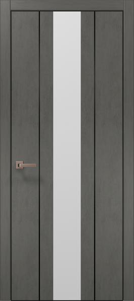 Двері міжкімнатні Папа Карло Plato 29 (торець, кромка - алюміній) - Альберо