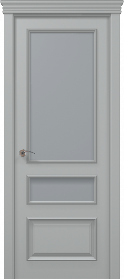 Двері міжкімнатні Папа Карло ART-05 satin (сатин) - Альберо
