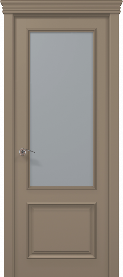 Двері міжкімнатні Папа Карло ART-02 satin (сатин) - Альберо