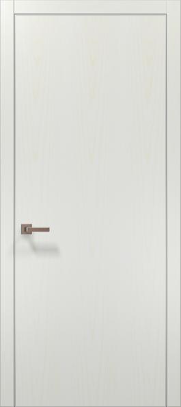 Двери межкомнатные Папа Карло Plato 01c (Торец, кромка - алюминий) - Альберо