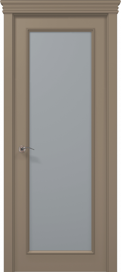 Двері міжкімнатні Папа Карло ART-01 satin (сатин) - Альберо