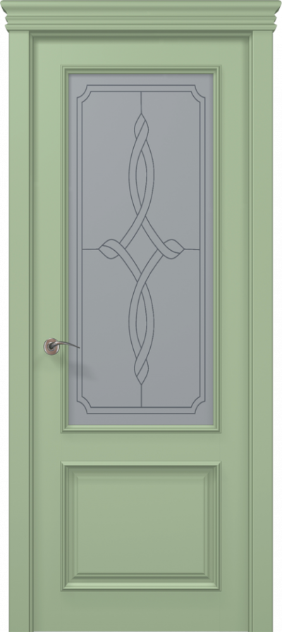 Двері міжкімнатні Папа Карло ART-02 bevels (бевелс) - Альберо