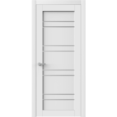 Двері міжкімнатні Wakewood  Aura 01, білі - Альберо