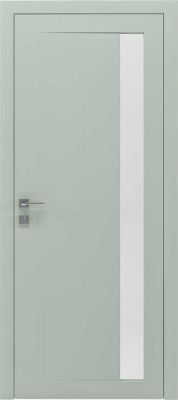Двері міжкімнатні RODOS Loft Arrigo напівскло (триплекс білий) - Альберо