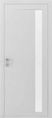 Двері міжкімнатні RODOS Loft Arrigo напівскло (триплекс білий) - Альберо