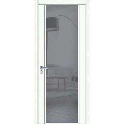 Двері міжкімнатні Wakewood glass pluss 03 (шпон-фарбування) - Альберо