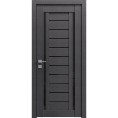 Двері міжкімнатні  MODERN BIANCA 2 напівскло BLK - Альберо