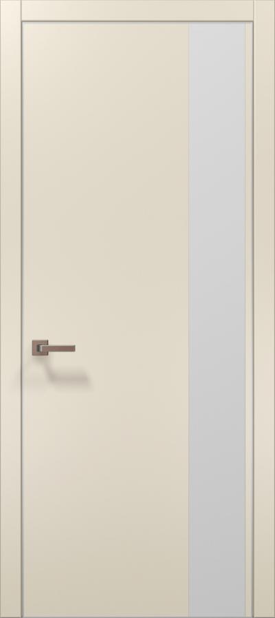 Двері міжкімнатні Папа Карло Plato 05 (торець, кромка - алюміній) - Альберо