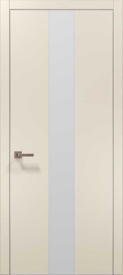 Двері міжкімнатні Папа Карло Plato 06 (торець, кромка - алюміній) - Альберо