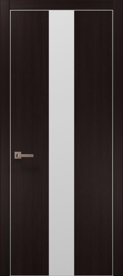 Двери межкомнатные Папа Карло Plato 06 (торец, кромка - алюминий) - Альберо