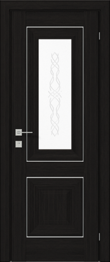 Двері міжкімнатні RODOS Versal Esmi скло з рис. 2 - Альберо