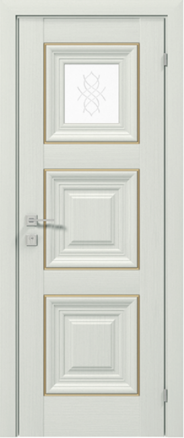 Двери межкомнатные RODOS Versal Irida с 1 стеклом рис.2 - Альберо