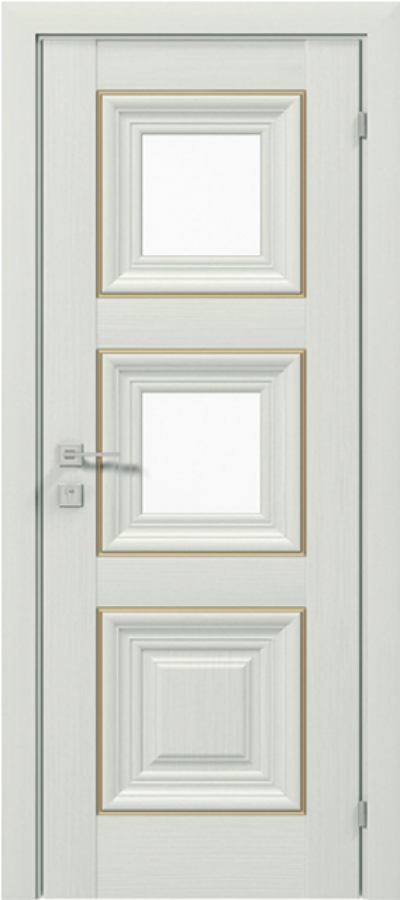 Двери межкомнатные RODOS Versal Irida 2 стекла - Альберо