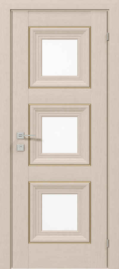 Двери межкомнатные RODOS Versal Irida со стеклом - Альберо