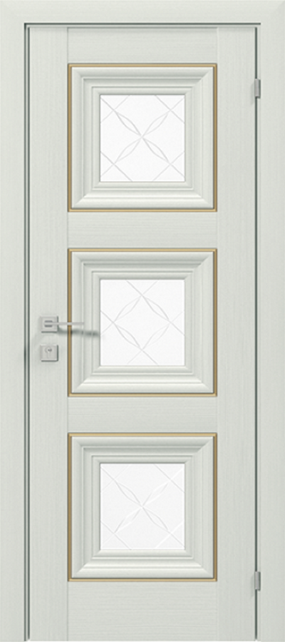 Двери межкомнатные RODOS Versal Irida стекло с рис.1 - Альберо