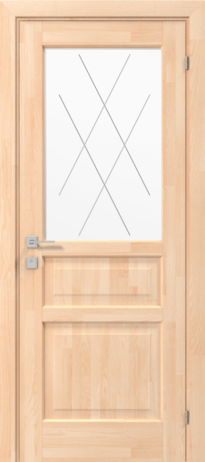 Двері міжкімнатні RODOS Woodmix Praktic напівскло - Альберо