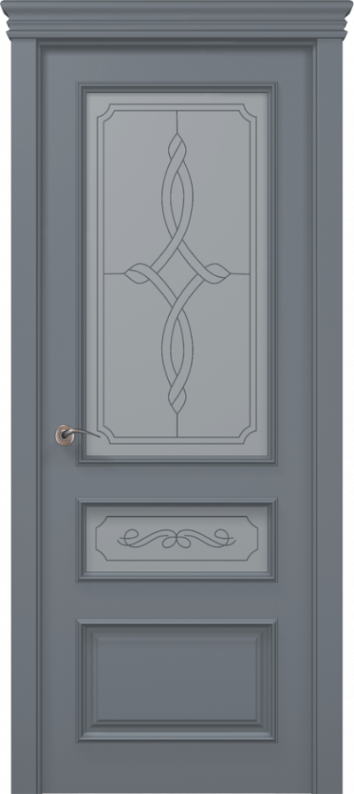 Двері міжкімнатні Папа Карло ART-05 bevels (бевелс) - Альберо
