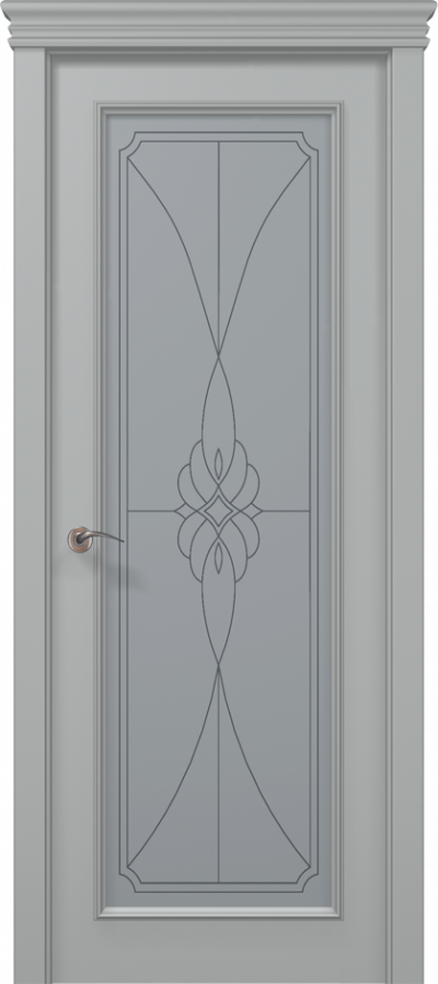 Двері міжкімнатні Папа Карло ART-01 bevels (бевелс) - Альберо