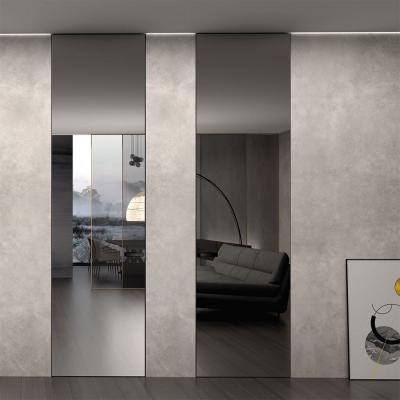 SecretDoors двері міжкімнатні прихованого монтажу SD Mirror дзеркало бронза графіт - Альберо