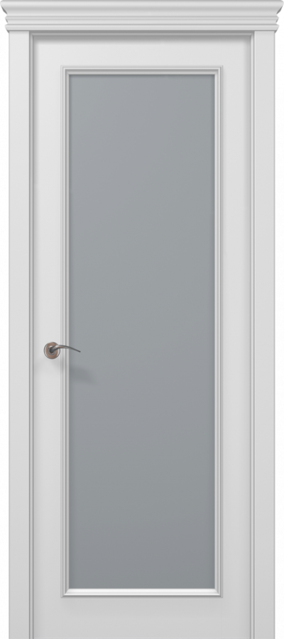 Двері міжкімнатні Папа Карло ART-01 satin (сатин) - Альберо