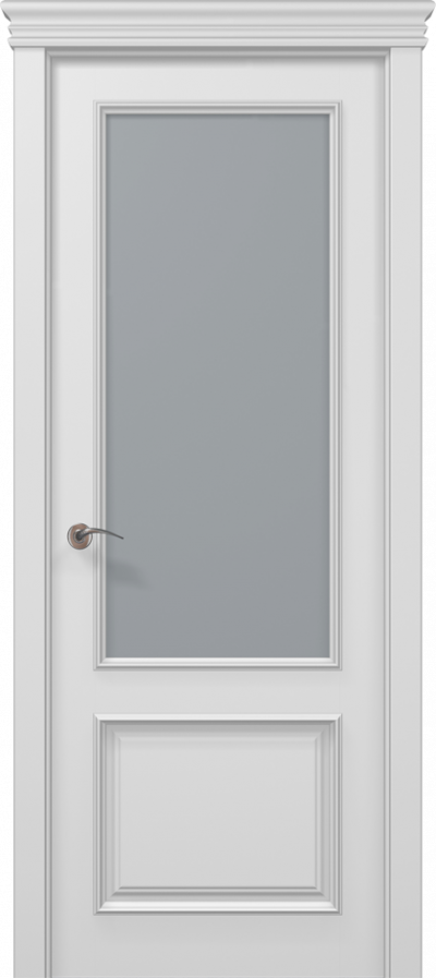 Двери межкомнатные Папа Карло ART-02 satin (сатин)