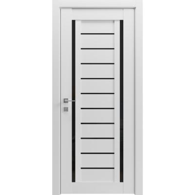 Двері міжкімнатні  MODERN BIANCA 2 напівскло BLK