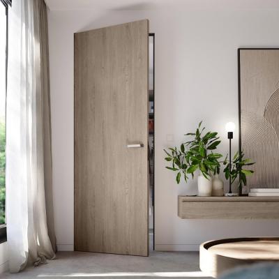 SecretDoors двері міжкімнатні прихованого монтажу SD Veneer шпон натуральний тонований + лак щитове полотно - Альберо