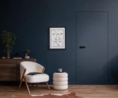 Двері міжкімнатні Beauty Doors грунтовані , чорний торець - Альберо
