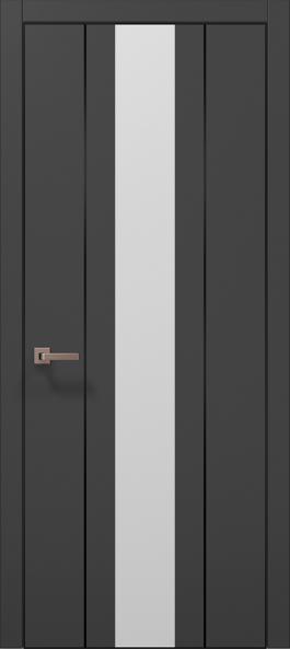 Дверь межкомнатная Папа Карло Plato 29 (торец, кромка - алюминий) - Альберо