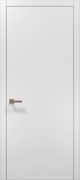 Двери межкомнатные Папа Карло Plato 01c (Торец, кромка - алюминий) - Альберо