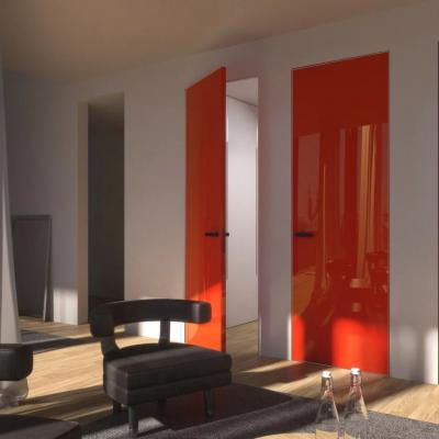 SecretDoorsдвері міжкімнатні прихованого монтажу SD Color глянець щитове полотно - Альберо