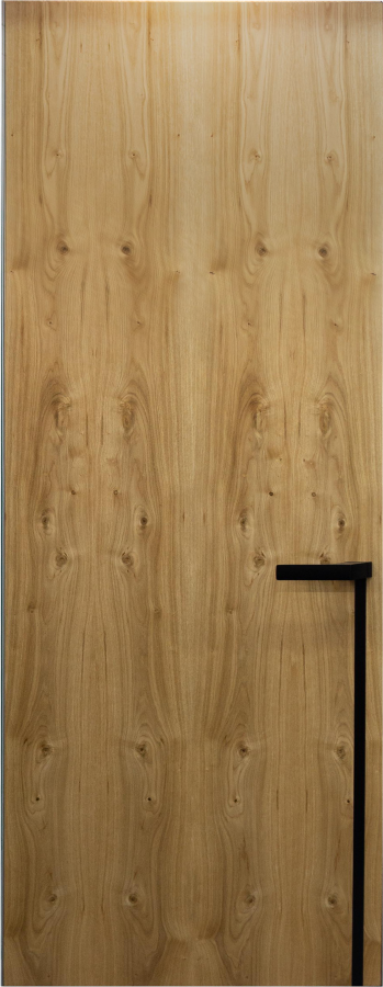 SecretDoors шпон модифицированный глянцевый + полировка (щитовое полотно), двери межкомнатные скрытые - Альберо