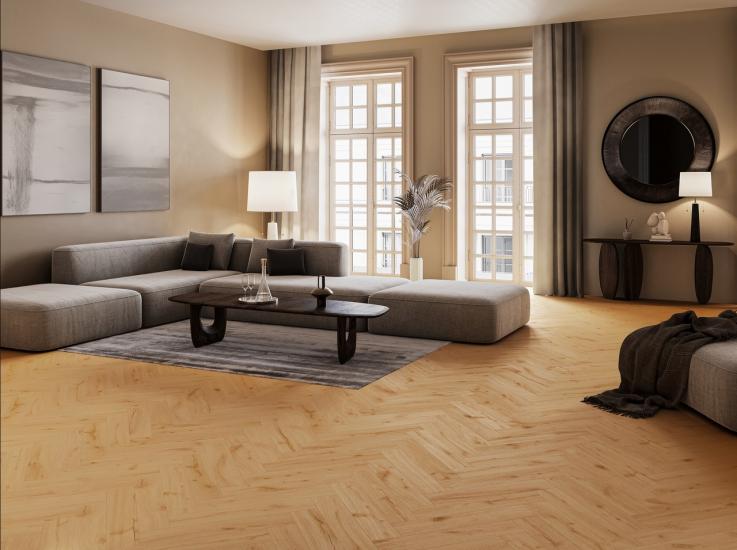 Вінілова підлога Barlinek Next Step HB Ginger Дуб Рустік 127,9x639,5x5 - Альберо