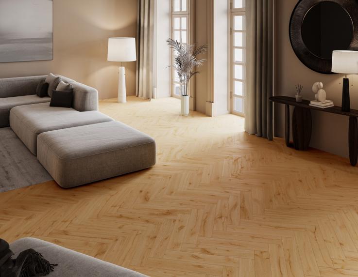 Вінілова підлога Barlinek Next Step HB Ginger Дуб Рустік 127,9x639,5x5 - Альберо