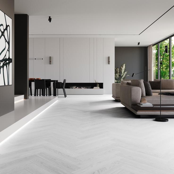 Вінілова підлога Barlinek Next Step HB Diamond Дуб Натур 127,9x639,5x5 - Альберо